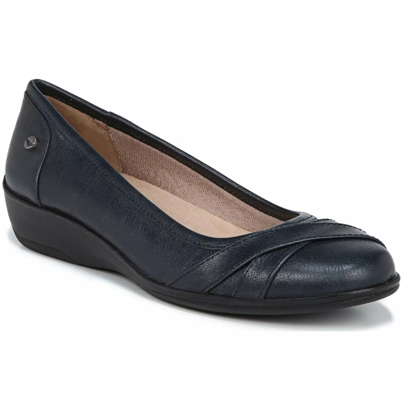 Life Stride Shoes - Lifestride I Loyal Ballerina Flats Navy -8 NARROW